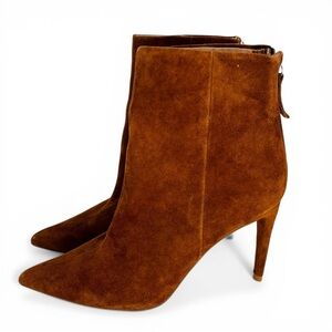 Steve Madden Halena Suede Ankle boots chestnut brown - 10